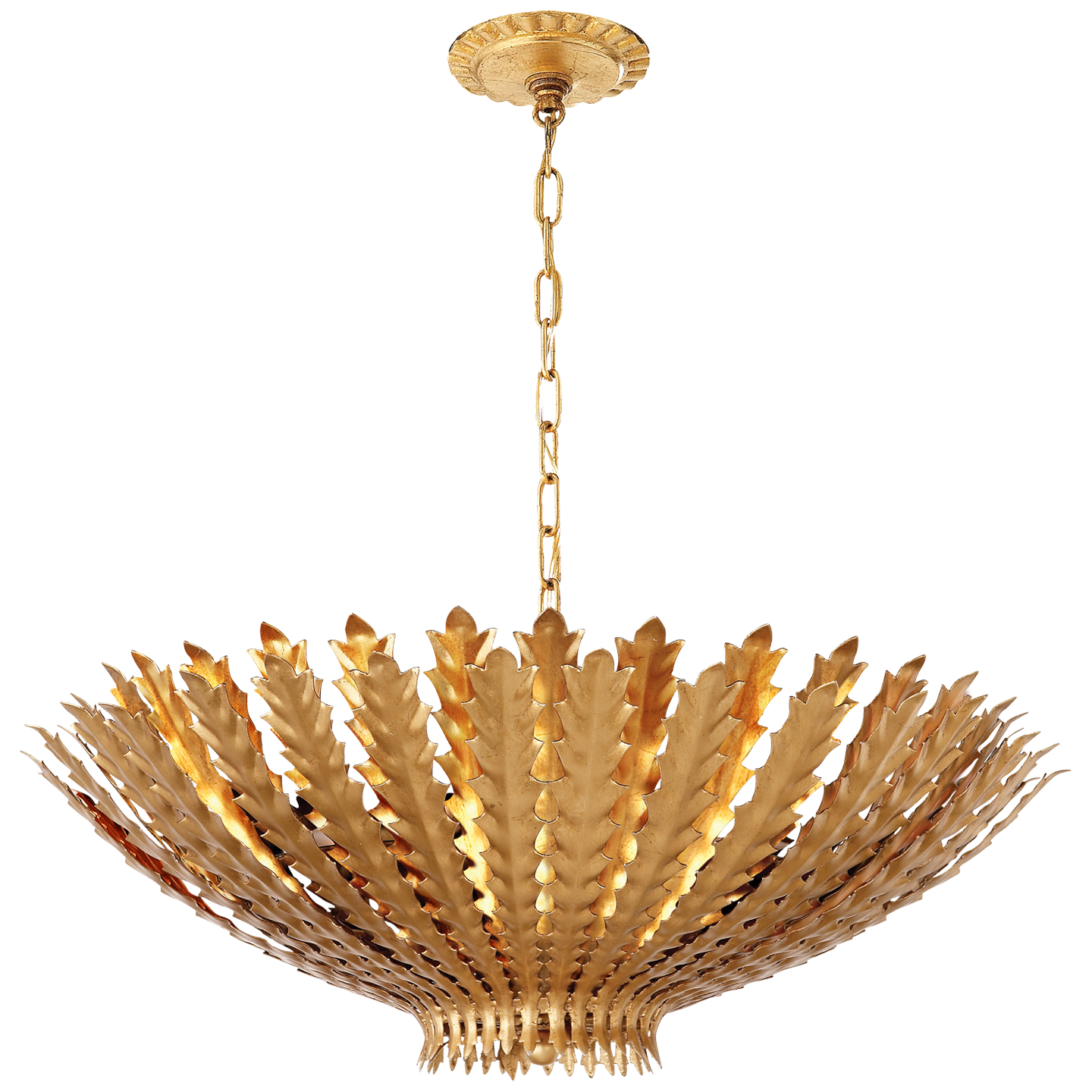 Hampton Medium Gold Pendant Light