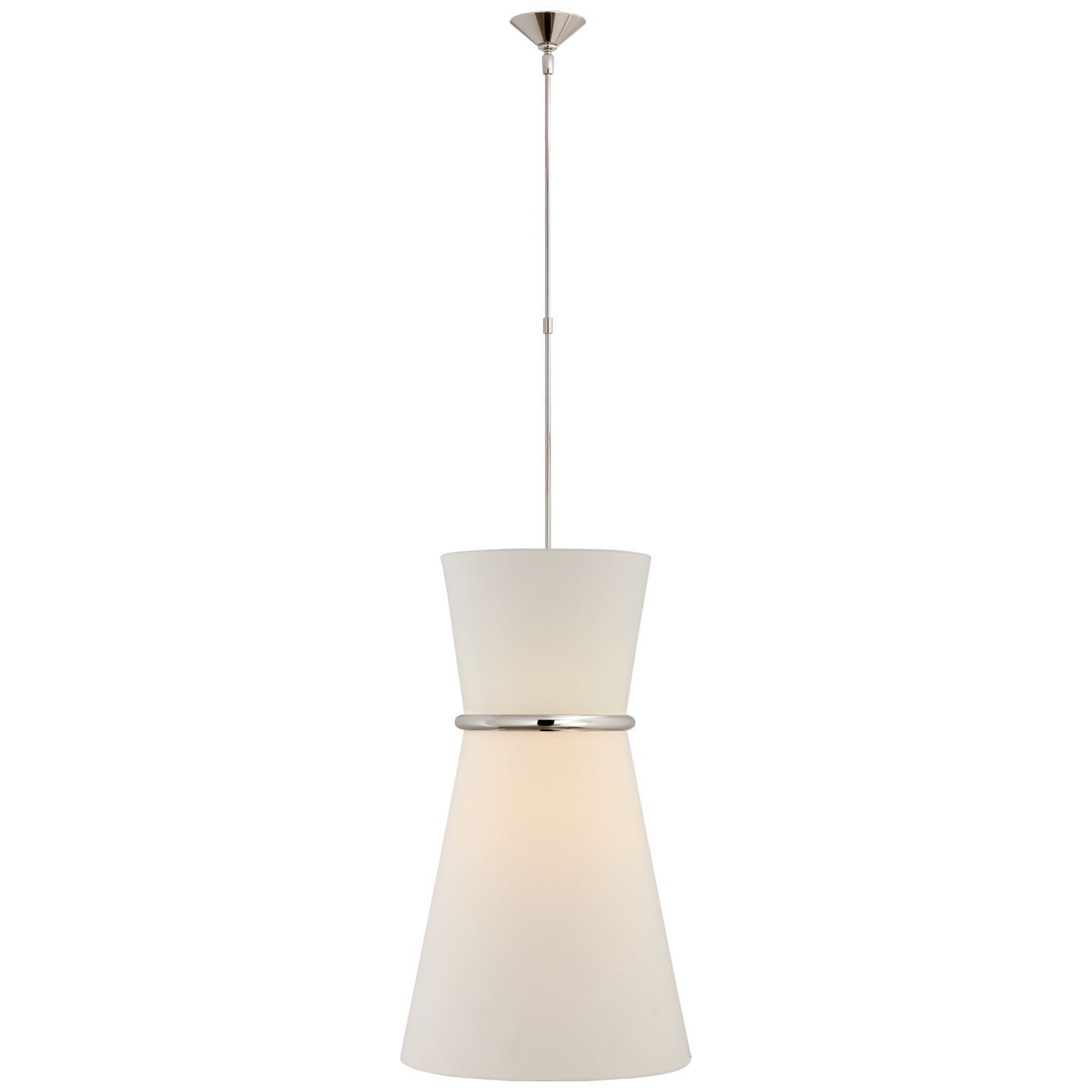 Clarkson Large Nickel Pendant Light