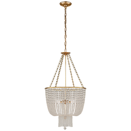 Lustre Jacqueline Laiton Verre Transparent