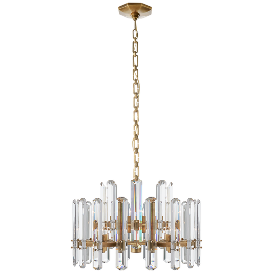 Bonnington Small Brass Chandelier 