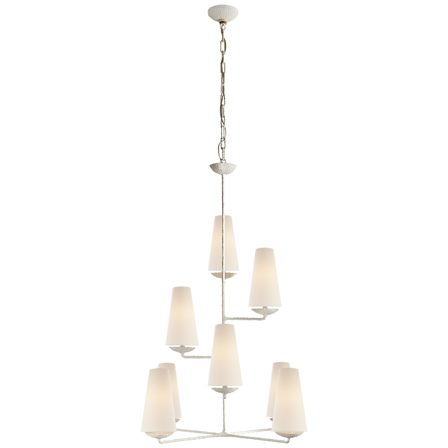 Vertical Plaster Fountain Chandelier