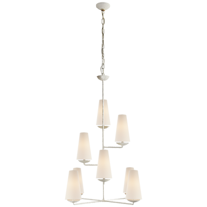 Vertical Plaster Fountain Chandelier