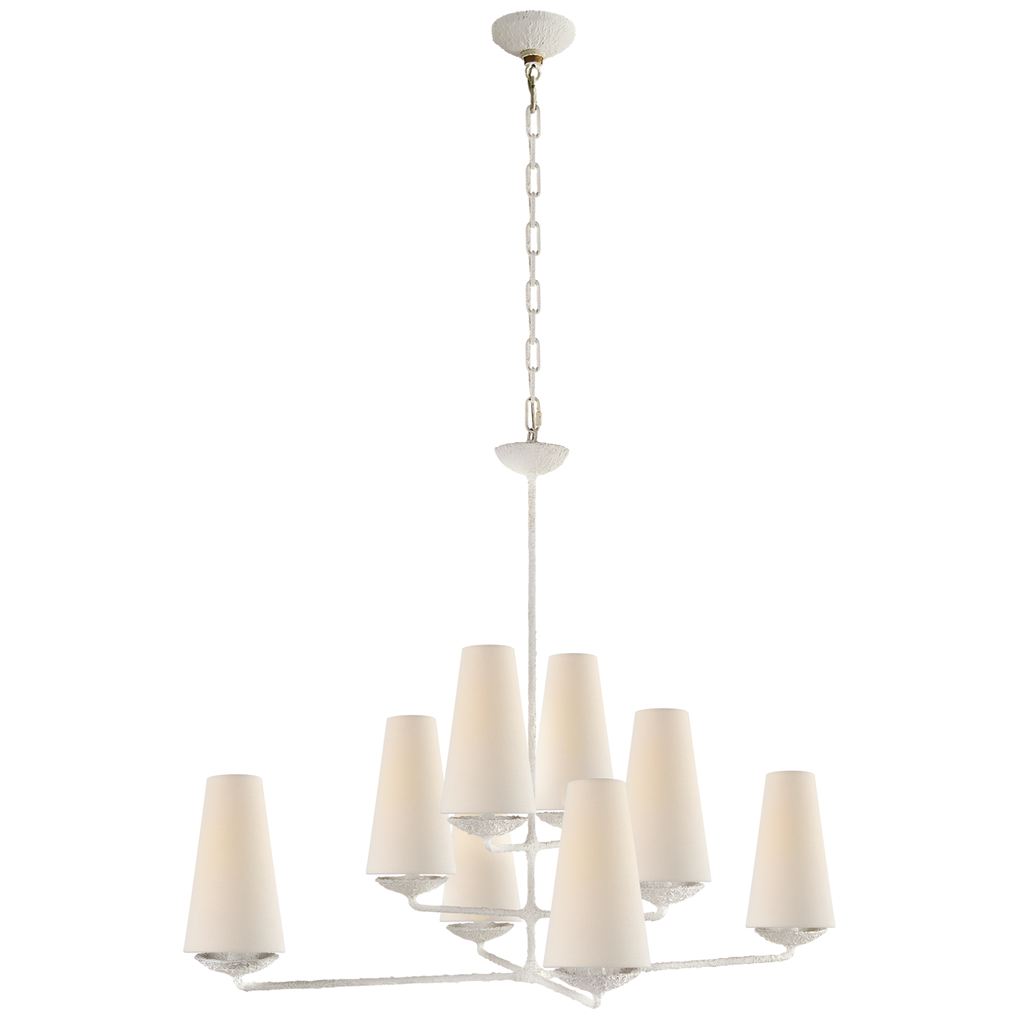 Fountain Chandelier Large Offset Plaster