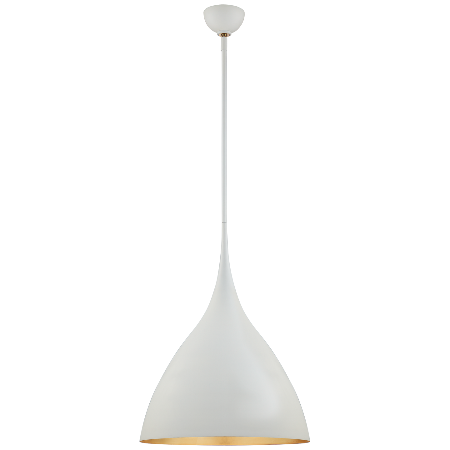 Agnes Medium White Plaster Pendant