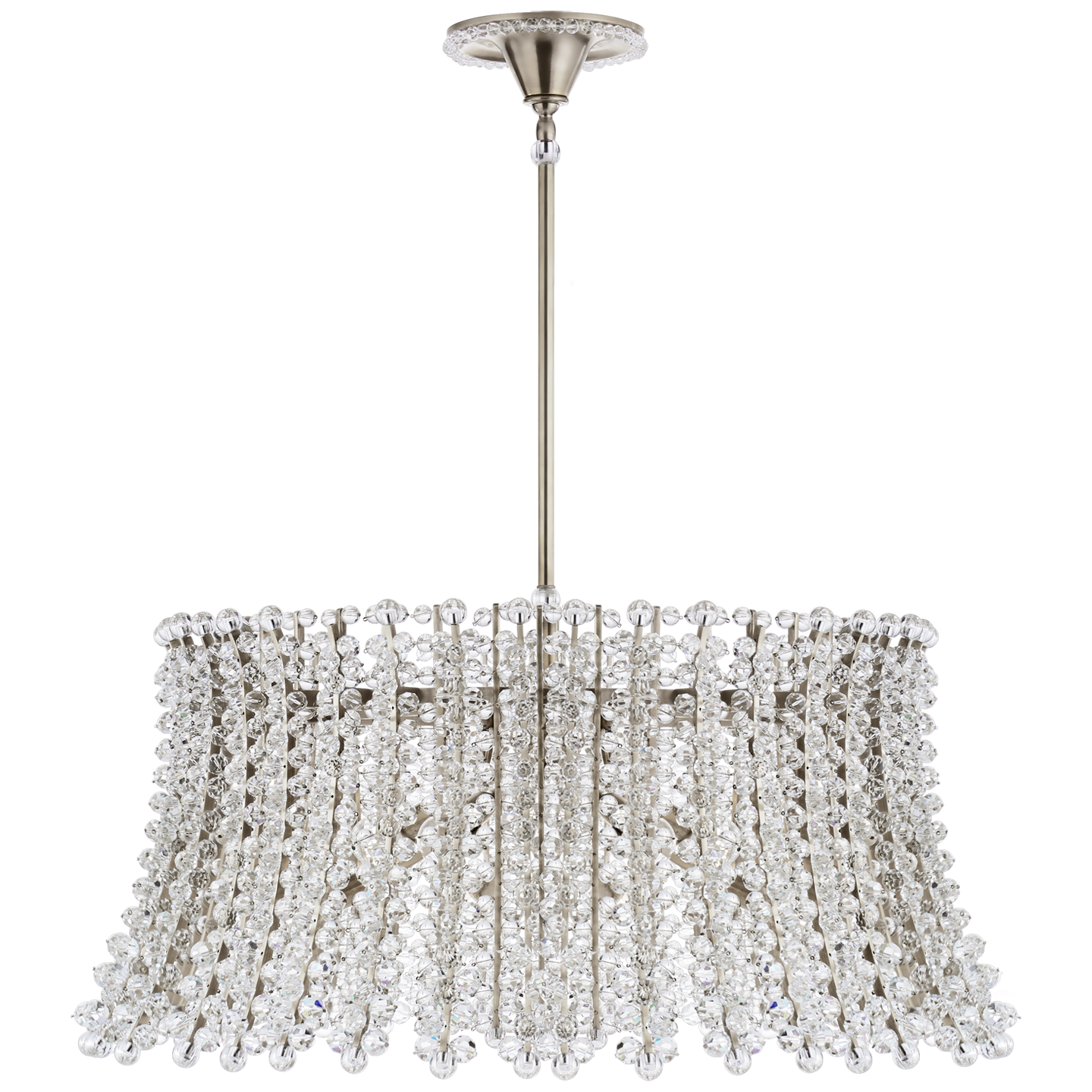 Serafina Large Nickel Chandelier