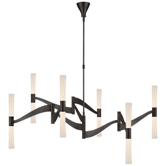 Brenta Large Bronze Chandelier