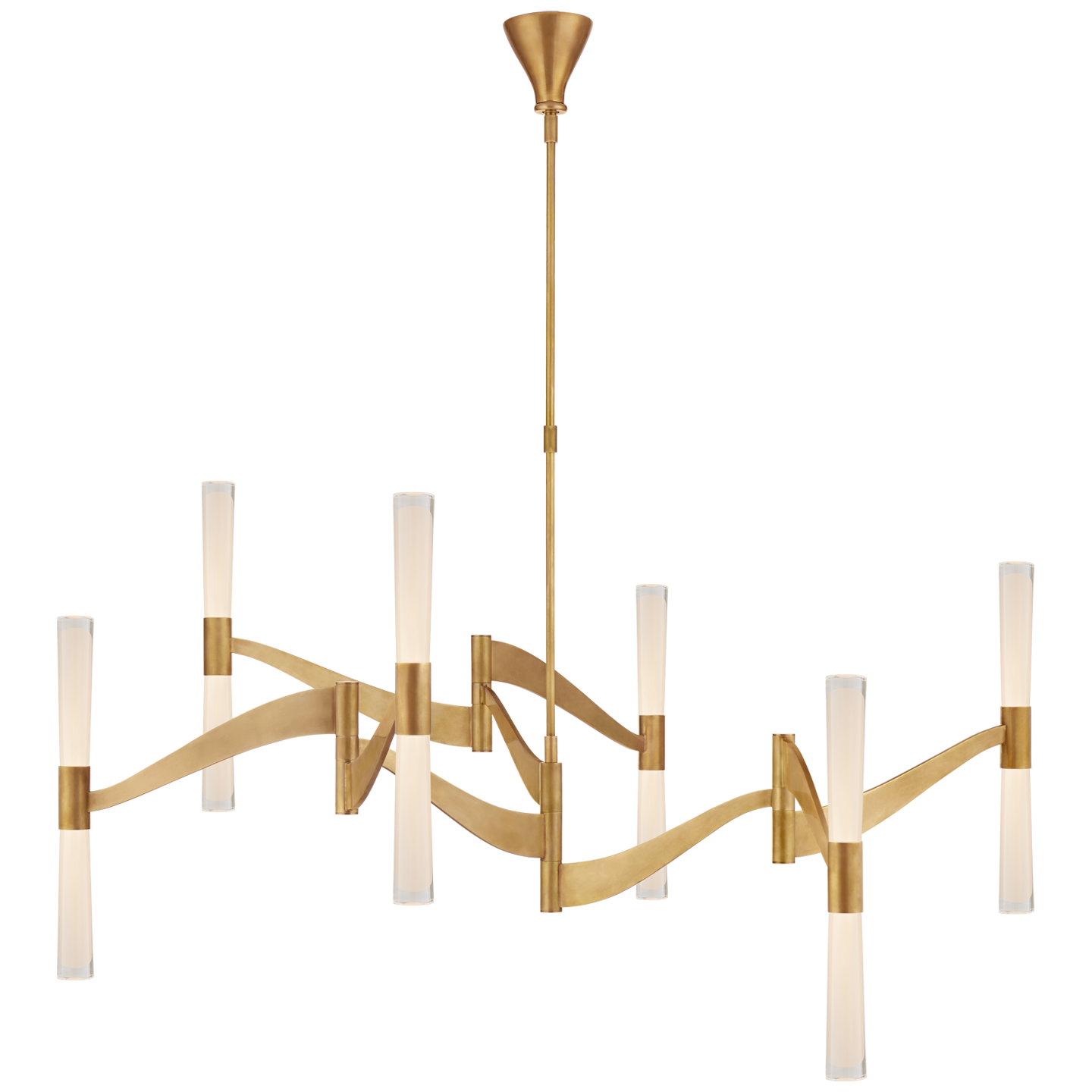 Brenta Large Brass Chandelier