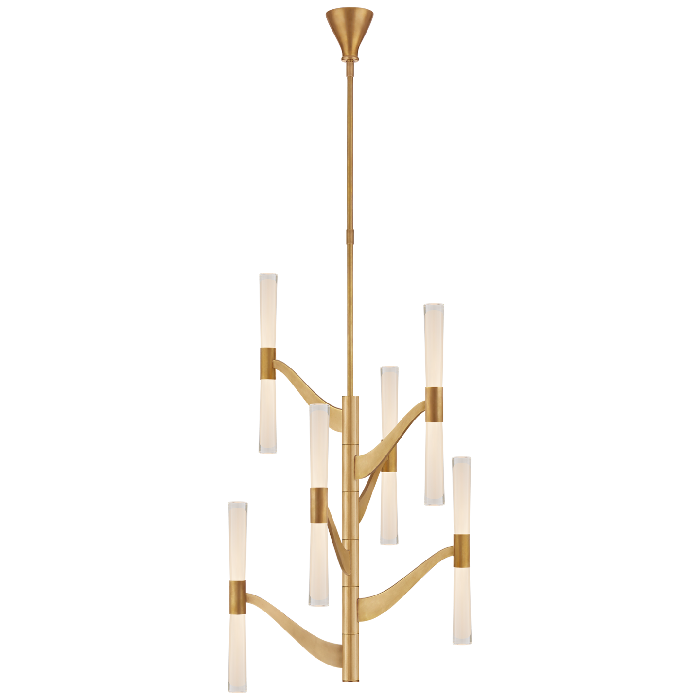 Brenta Medium Brass Chandelier