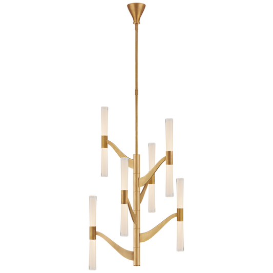 Brenta Medium Brass Chandelier