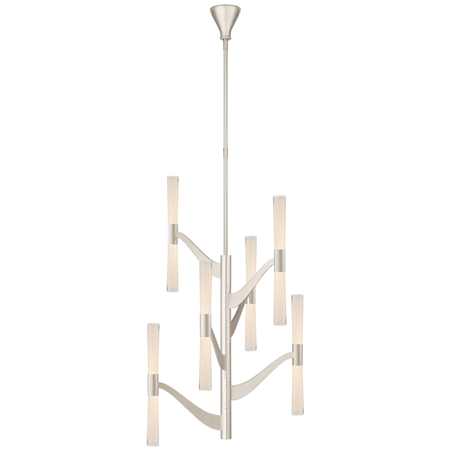 Brenta Medium Nickel Chandelier