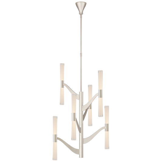 Brenta Medium Nickel Chandelier