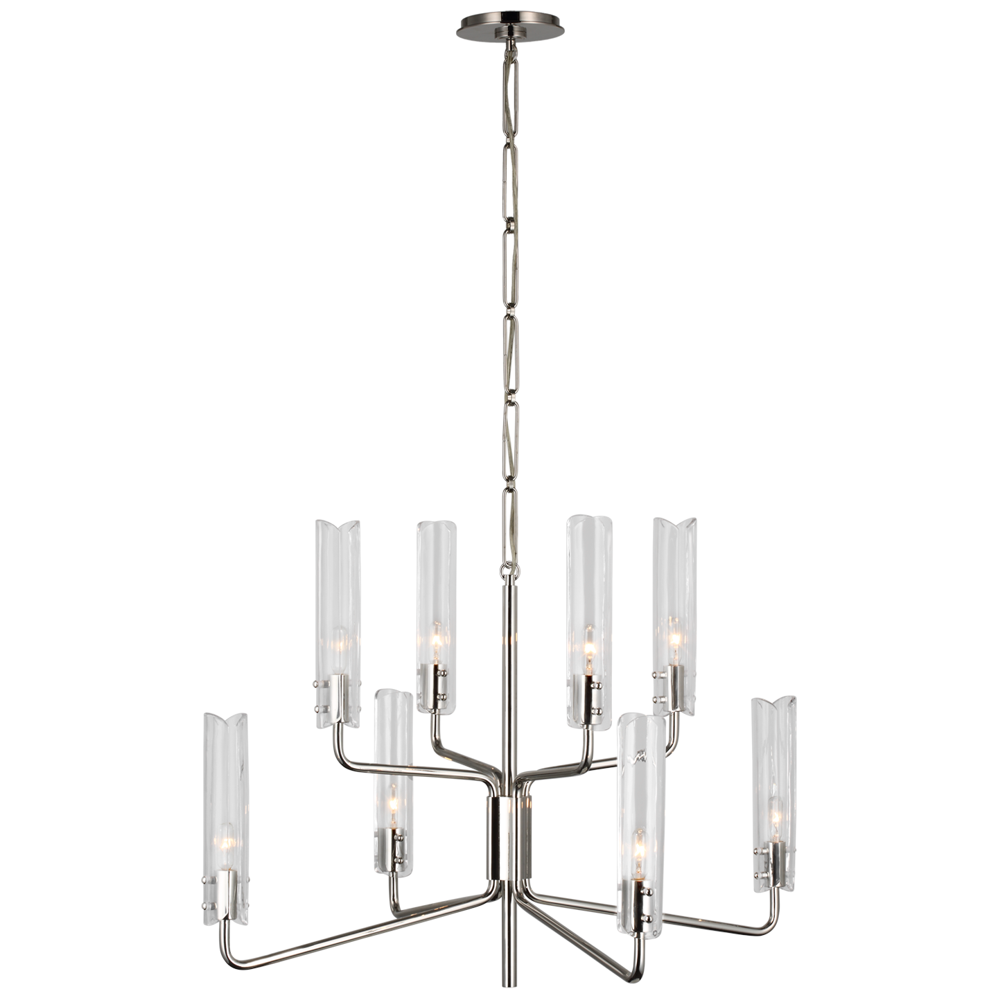 Casoria Medium Nickel Chandelier