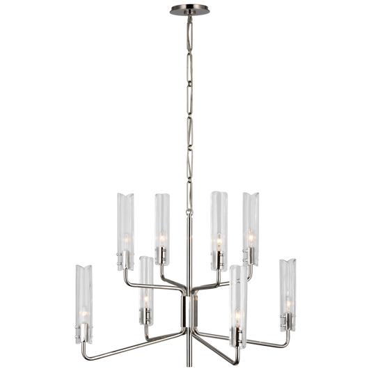 Casoria Medium Nickel Chandelier