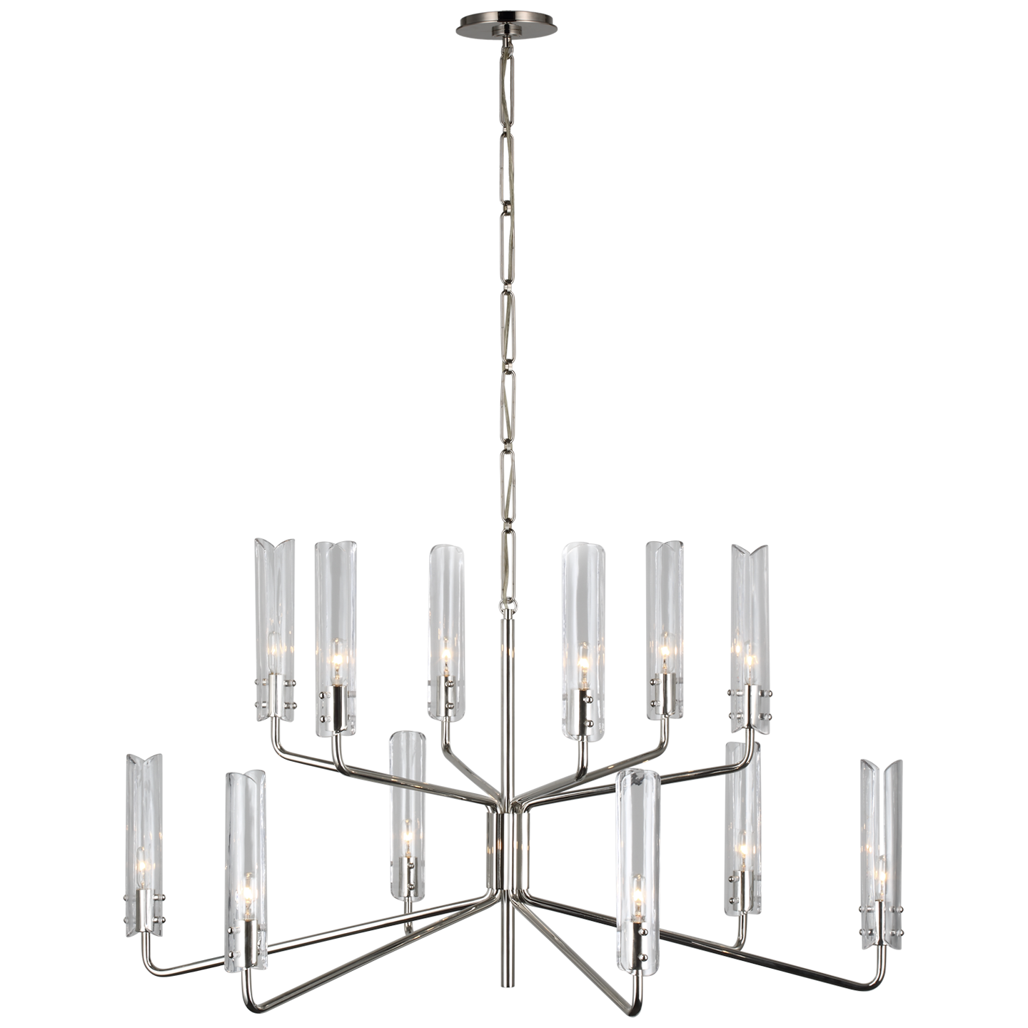 Casoria Large Nickel Chandelier