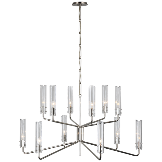 Casoria Large Nickel Chandelier