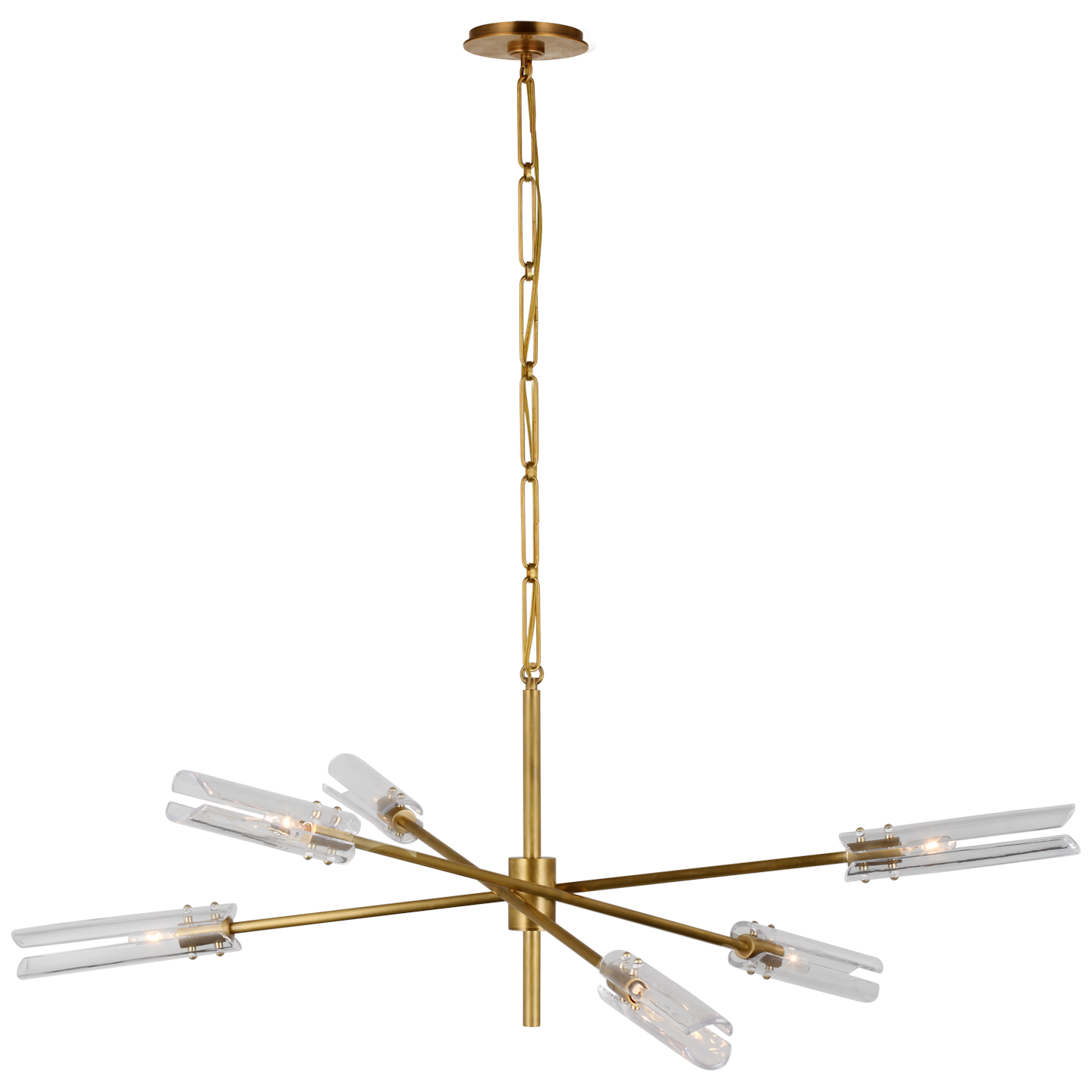 Casoria XL Brass Chandelier