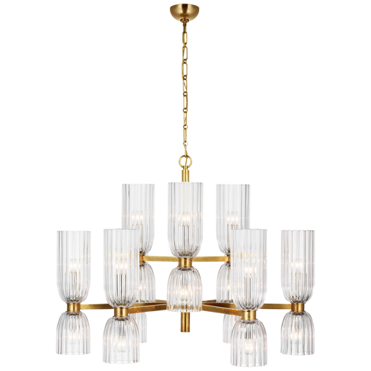 Asaela Medium Brass Chandelier