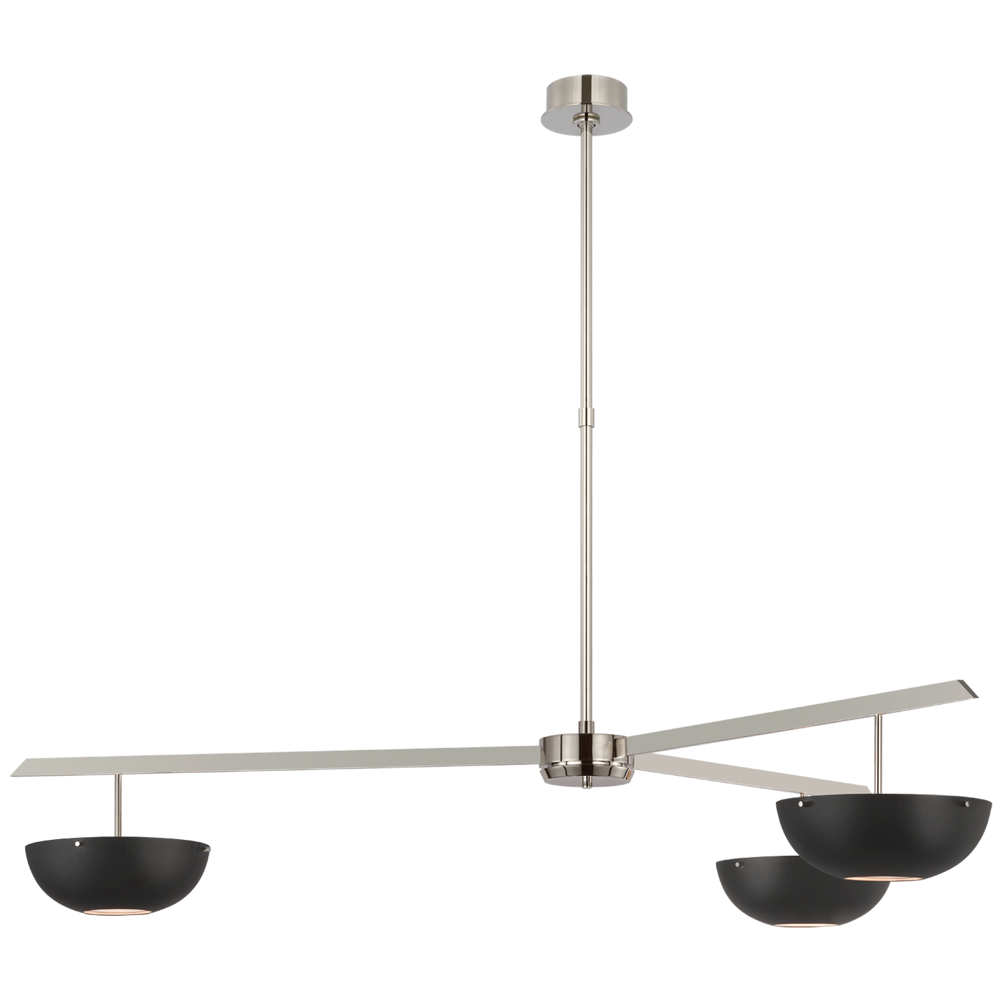 Valencia Extra Large Matte Black Nickel Chandelier