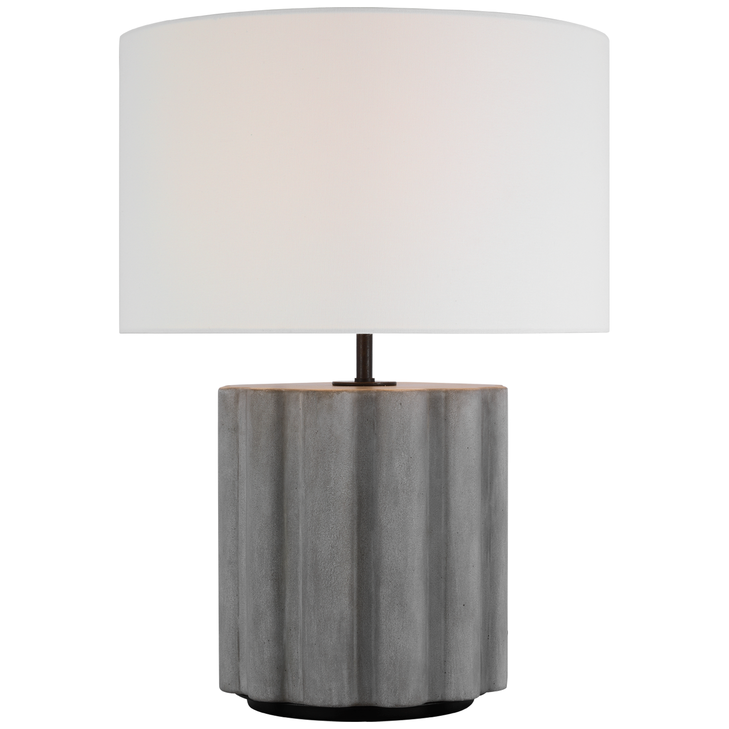 Scioto Lamp in Oyster Tinted Concrete 