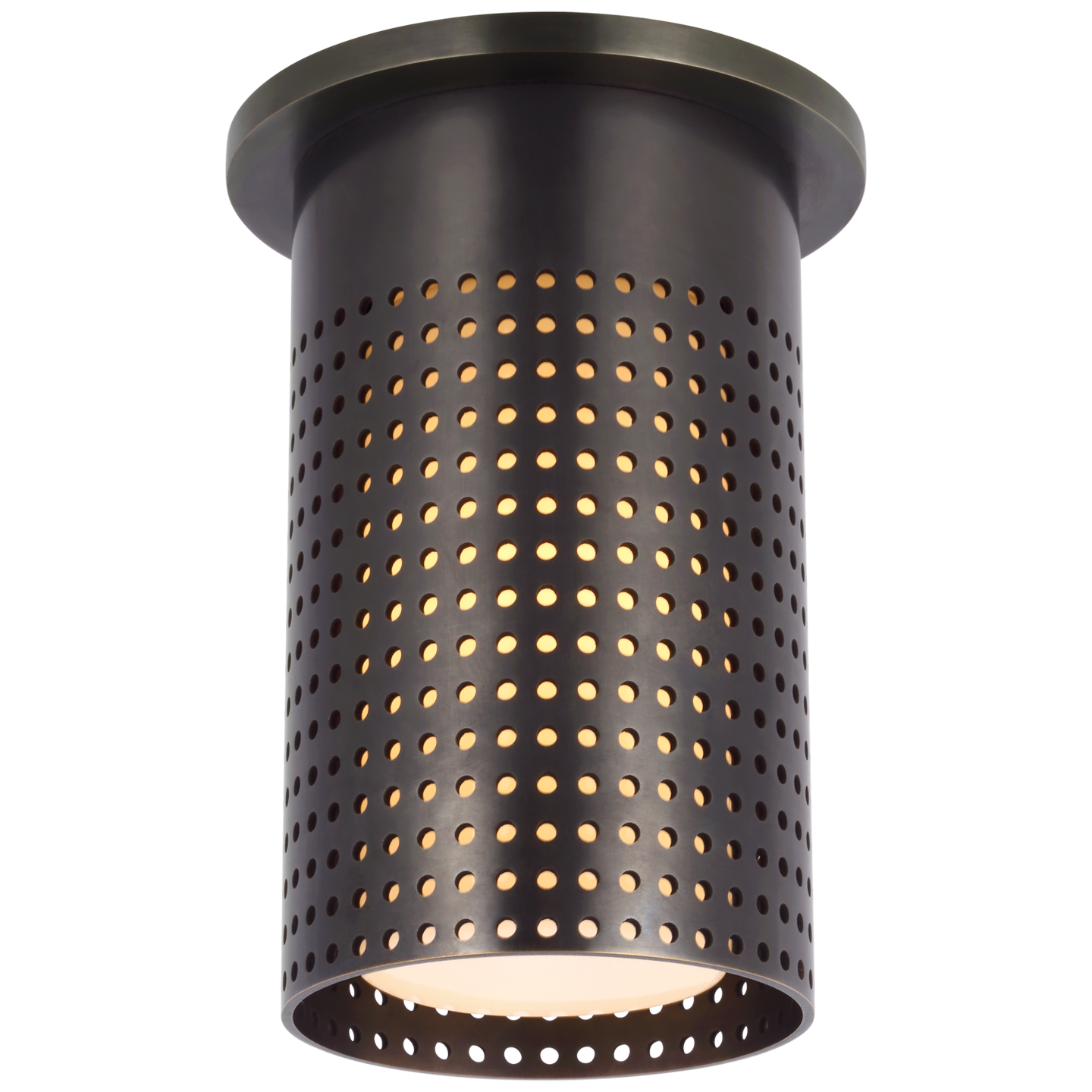 Precision Short Monopoint Ceiling Light Bronze 