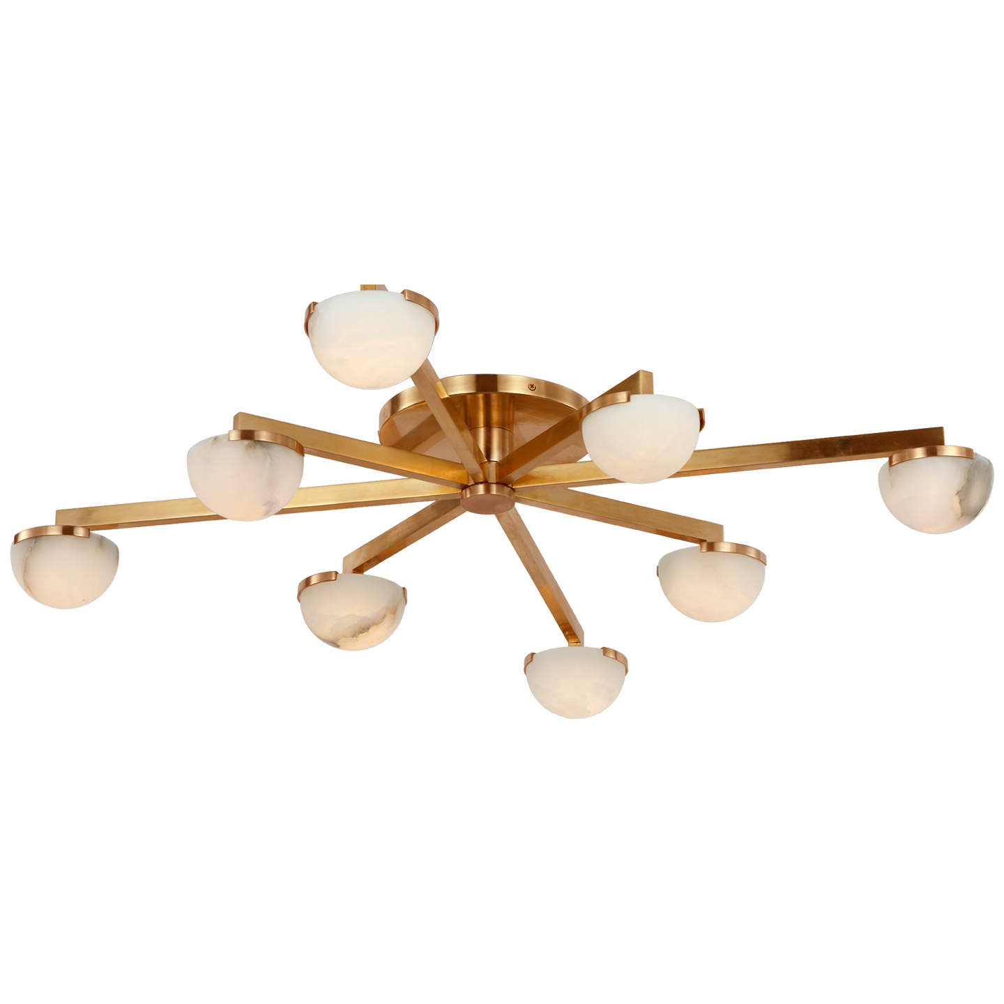 Pedra Large Brass Ceiling Light 