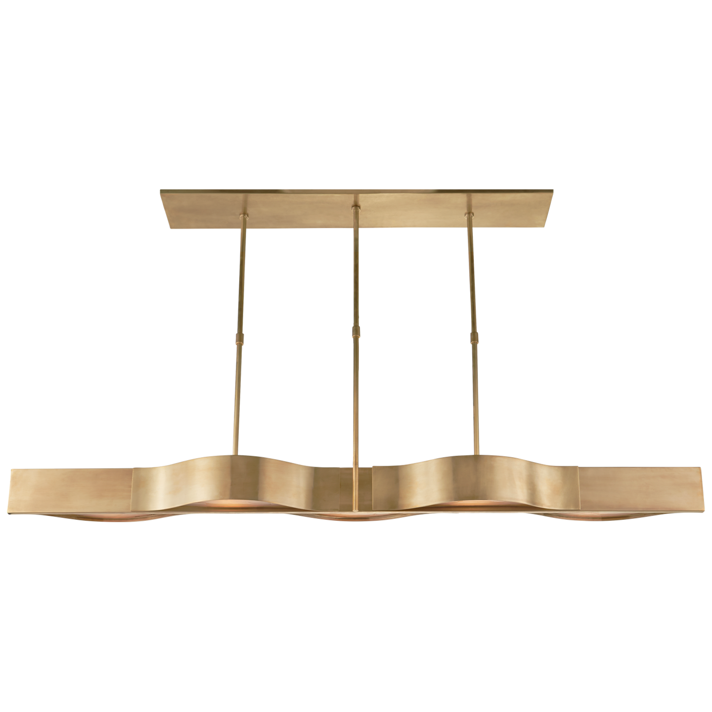 Front Suspension Large Linear Brass