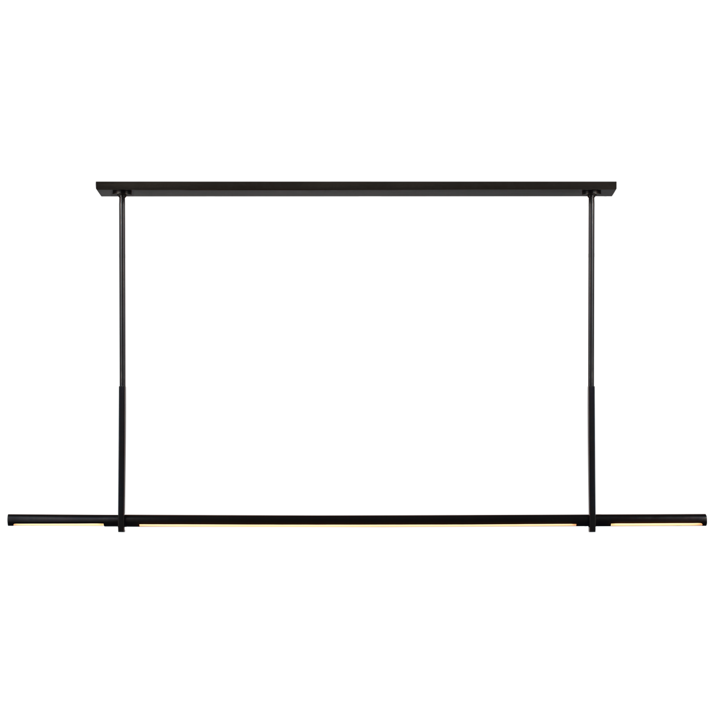 Axis Large Linear Bronze Pendant