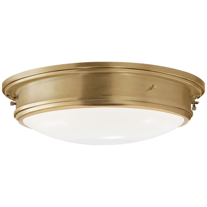 Porthole Large Brass Ceiling Light 