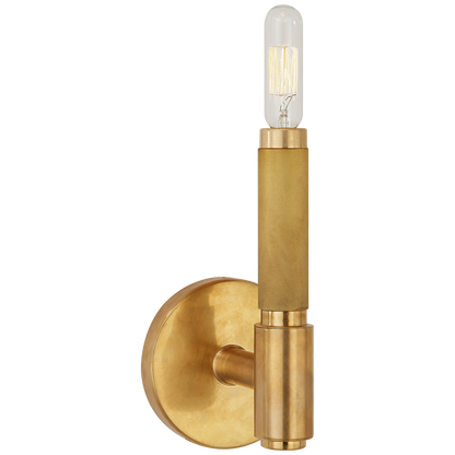 Barrett Brass Wall Lamp Without Lampshade