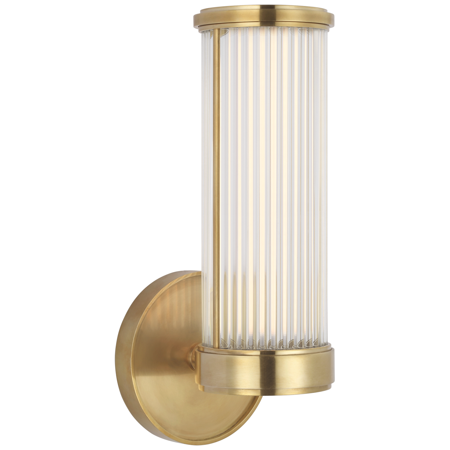 Ranier Single Brass Wall Lamp