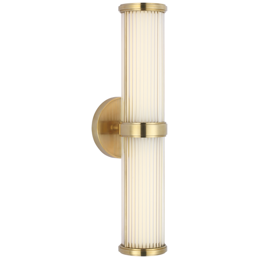 Ranier Double Brass Wall Lamp
