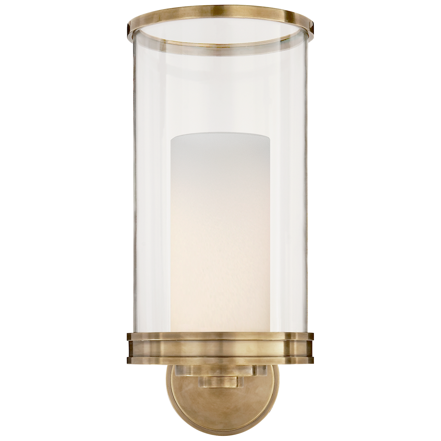 Modern Hurricane Wall Lamp Brass