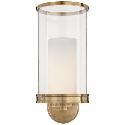 Modern Hurricane Wall Lamp Brass