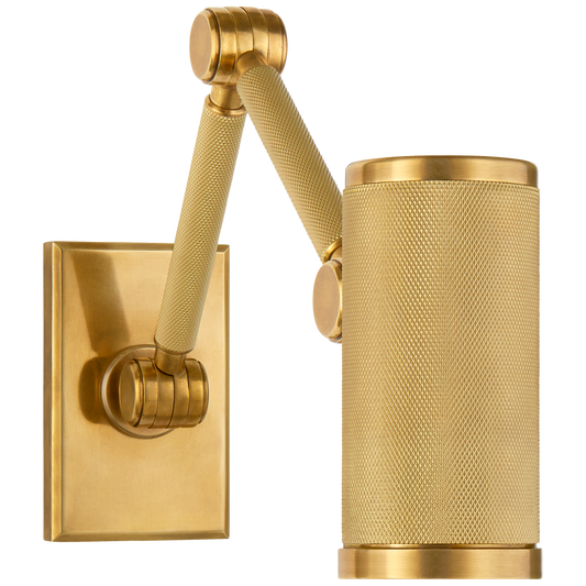 Barrett Mini Double Brass Wall Lamp