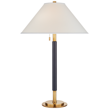 Garner Lamp Brass Navy