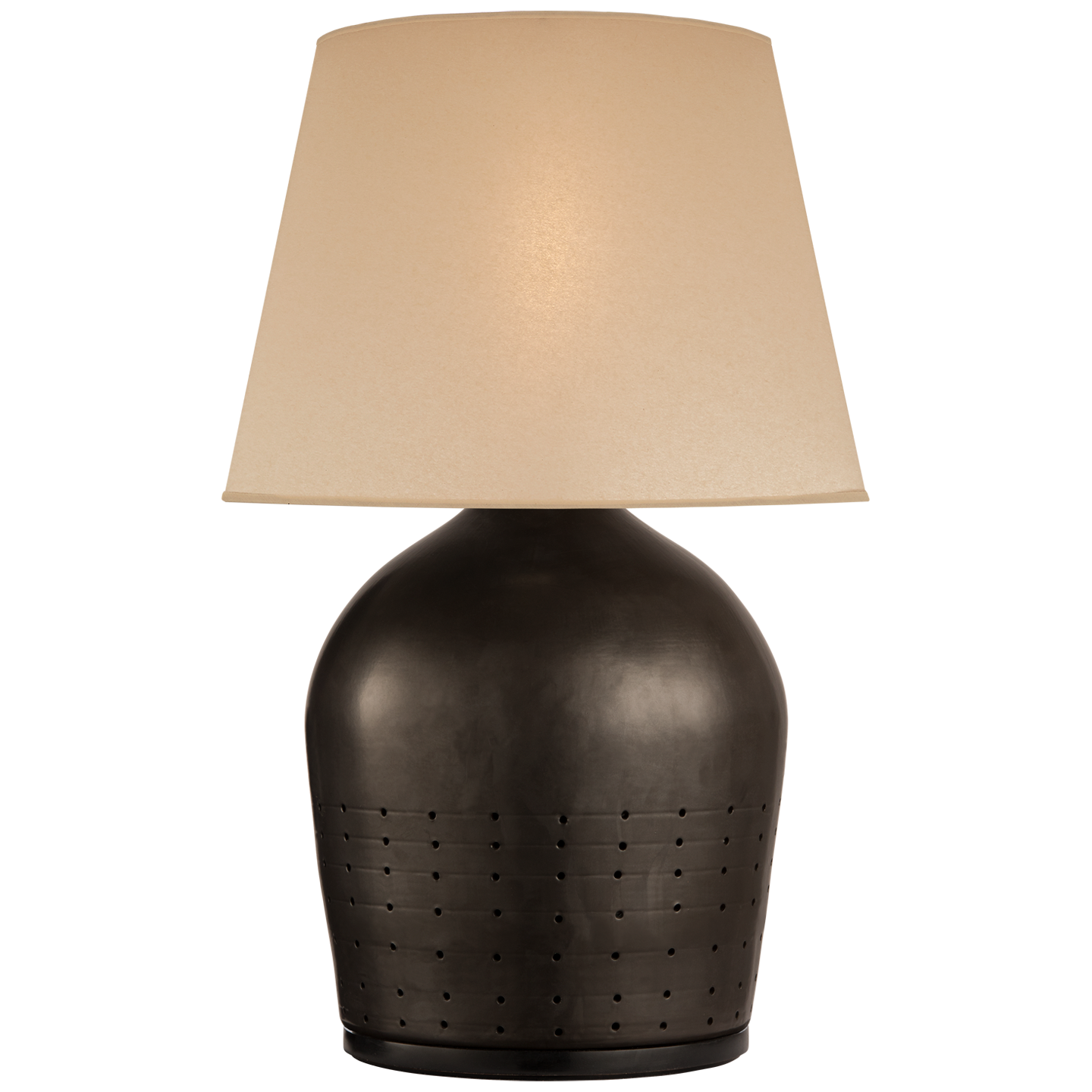 Lampe Halifax Large Céramique Noire