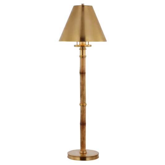 Dalfern Lamp Brass Bamboo Brass Lampshade