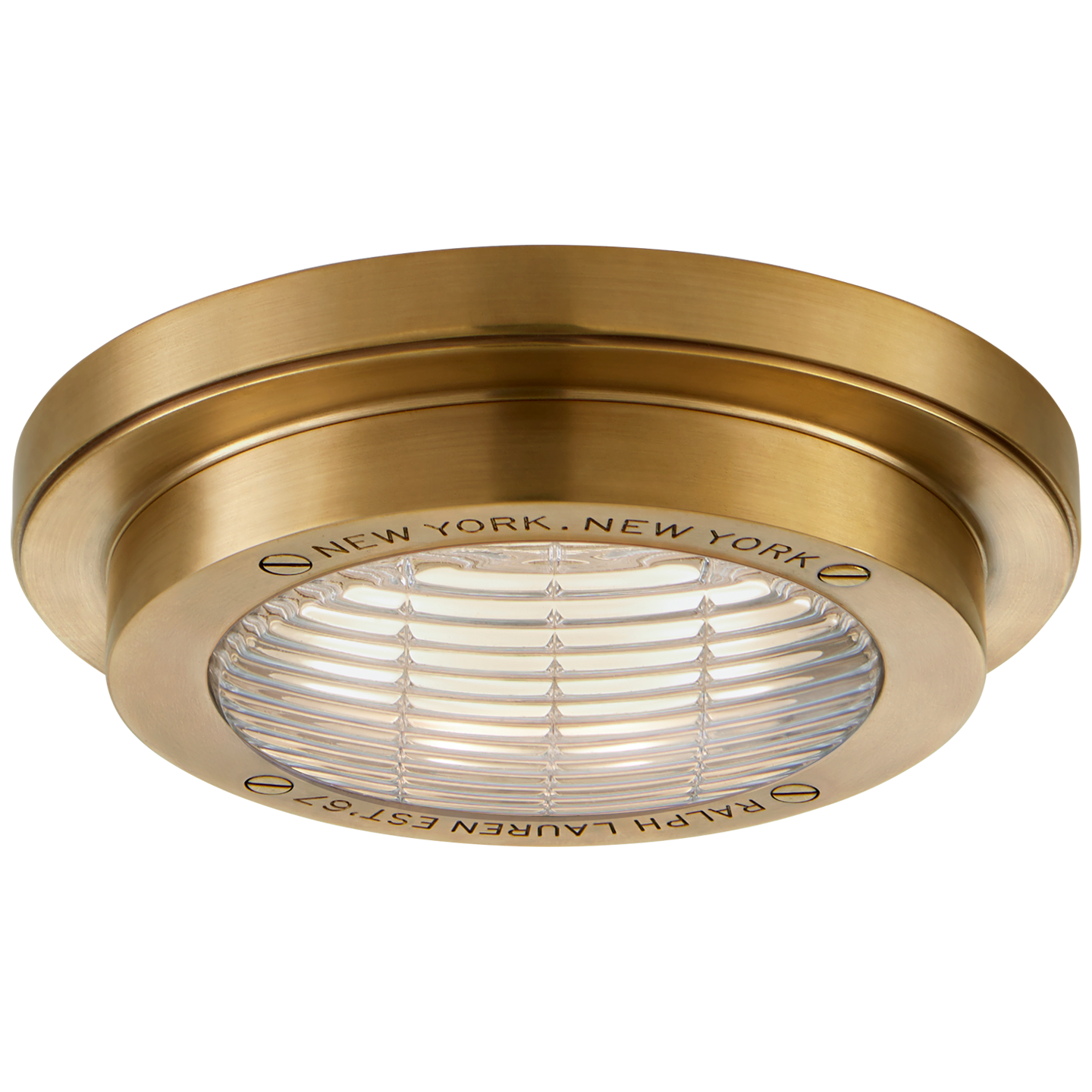 Grant 6.25" Brass Ceiling Light 
