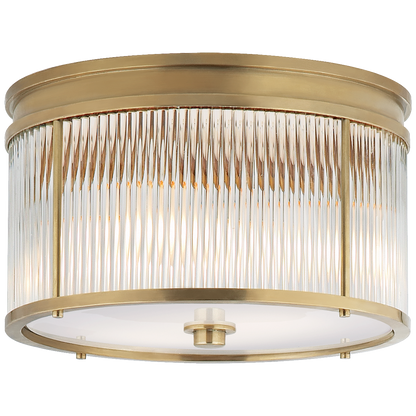 Allen Medium Round Brass Ceiling Light 