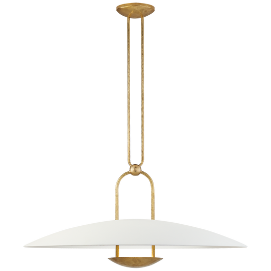 Cara Large Brass Pendant Lamp 