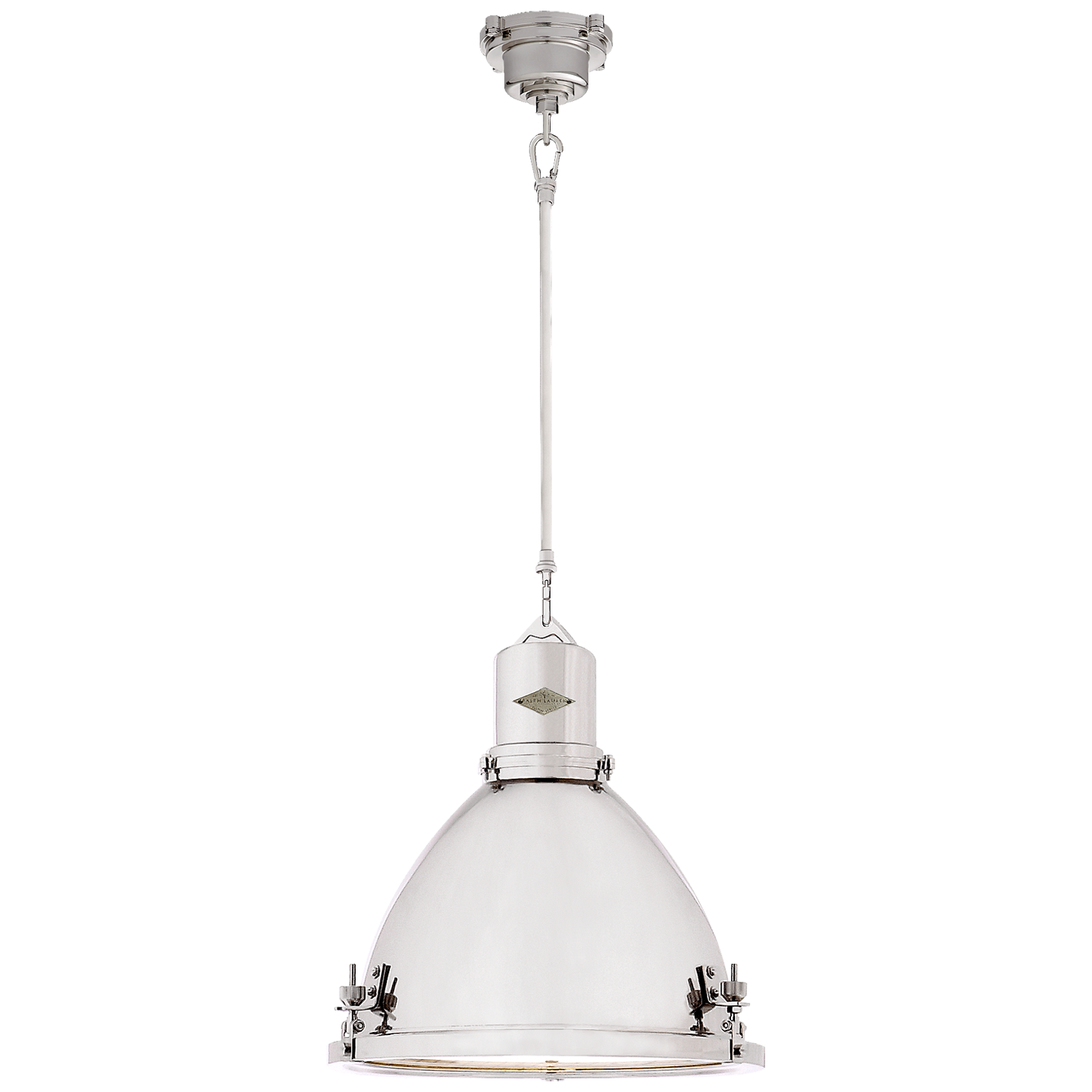 Fulton Medium Nickel Pendant Light 