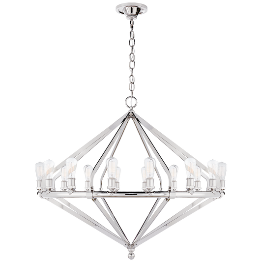 Archer Chandelier Extra Large Nickel 