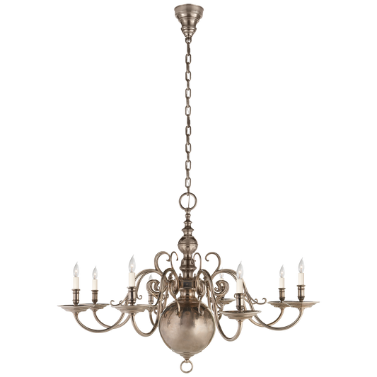 Lillianne Single Silver Chandelier 