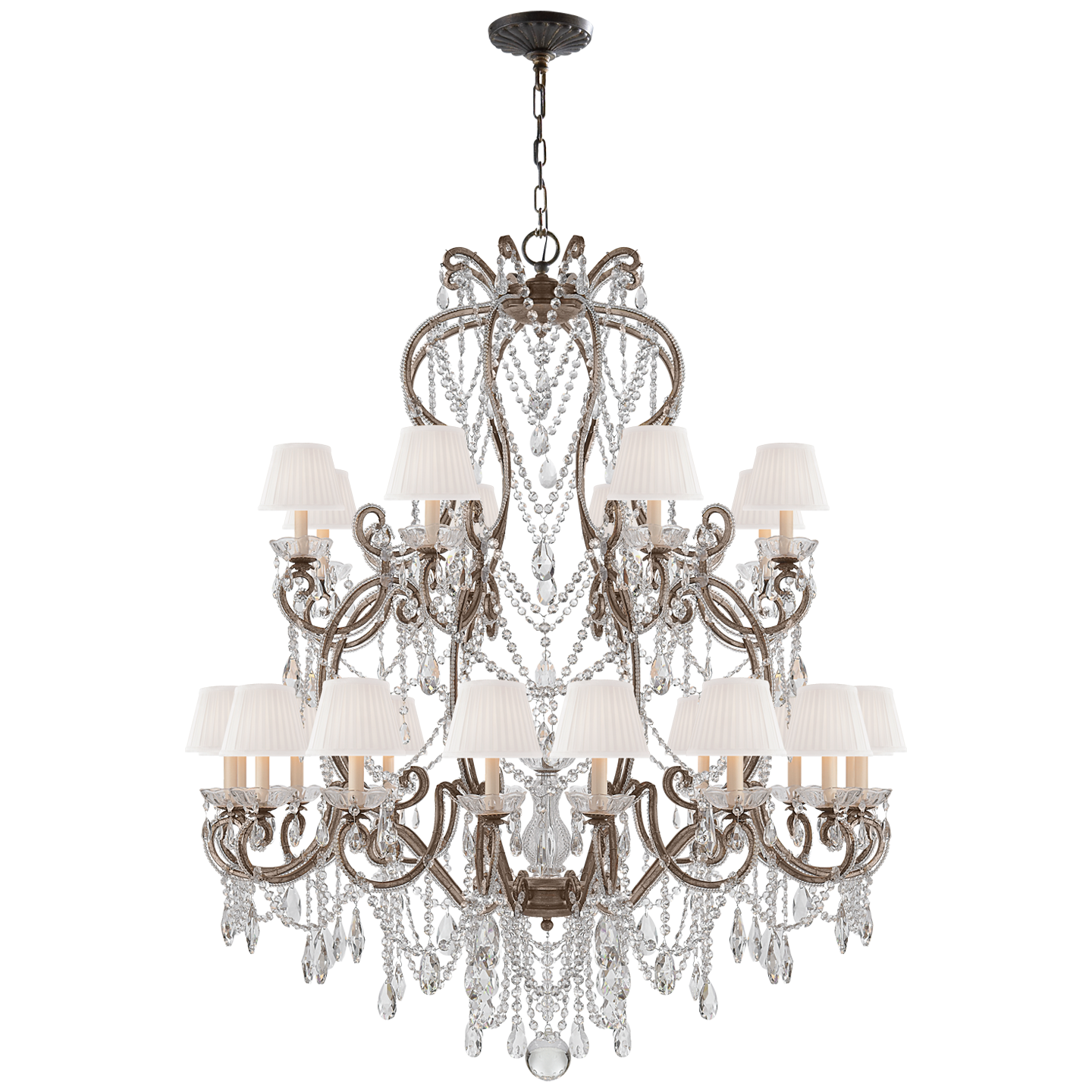 Adrianna Large Antique Gilding Chandelier 