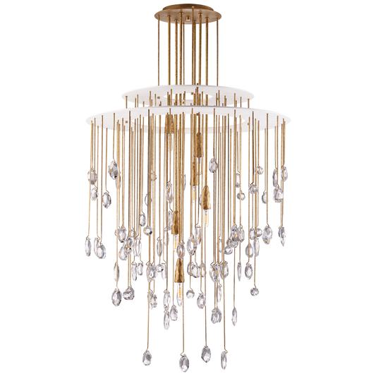 Hailee Medium Brass Chandelier 