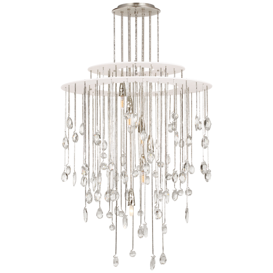 Hailee Medium Nickel Chandelier 