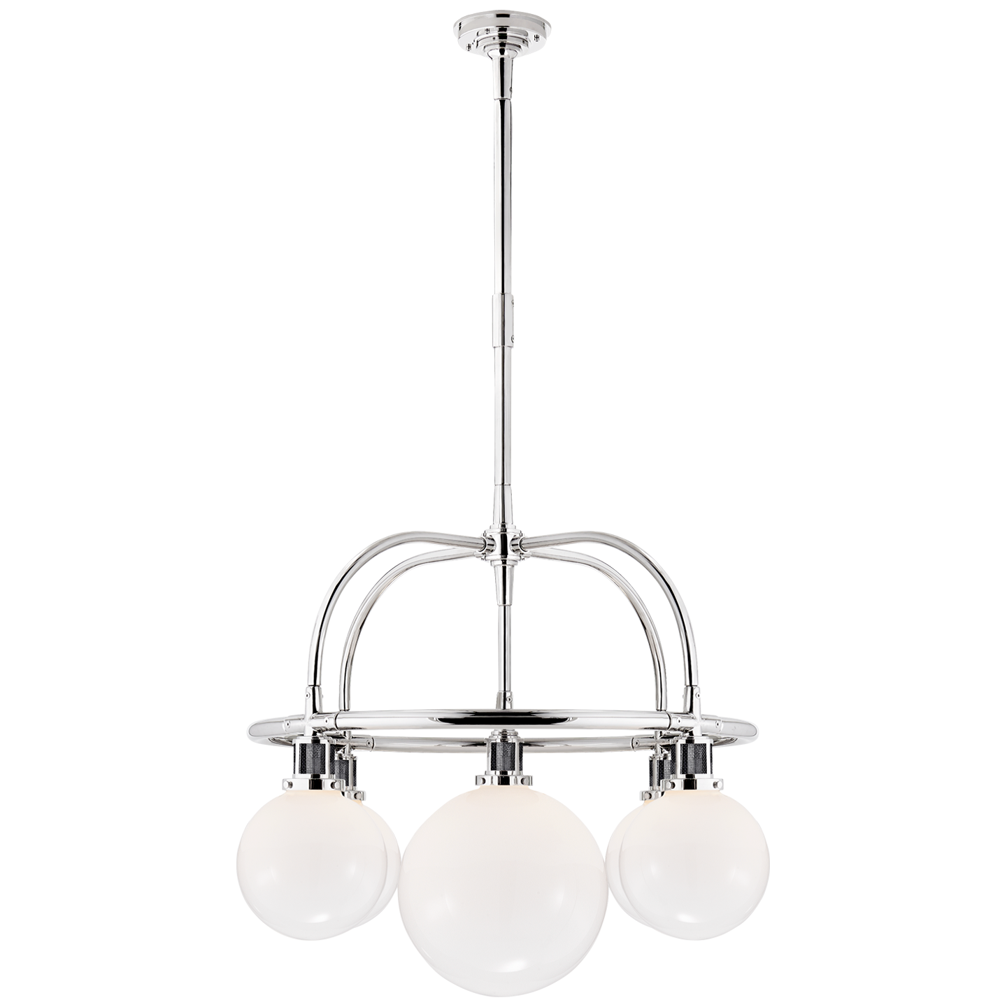 McCarren Single Nickel Chandelier 