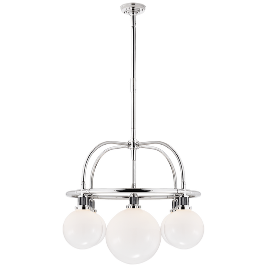 McCarren Single Nickel Chandelier 