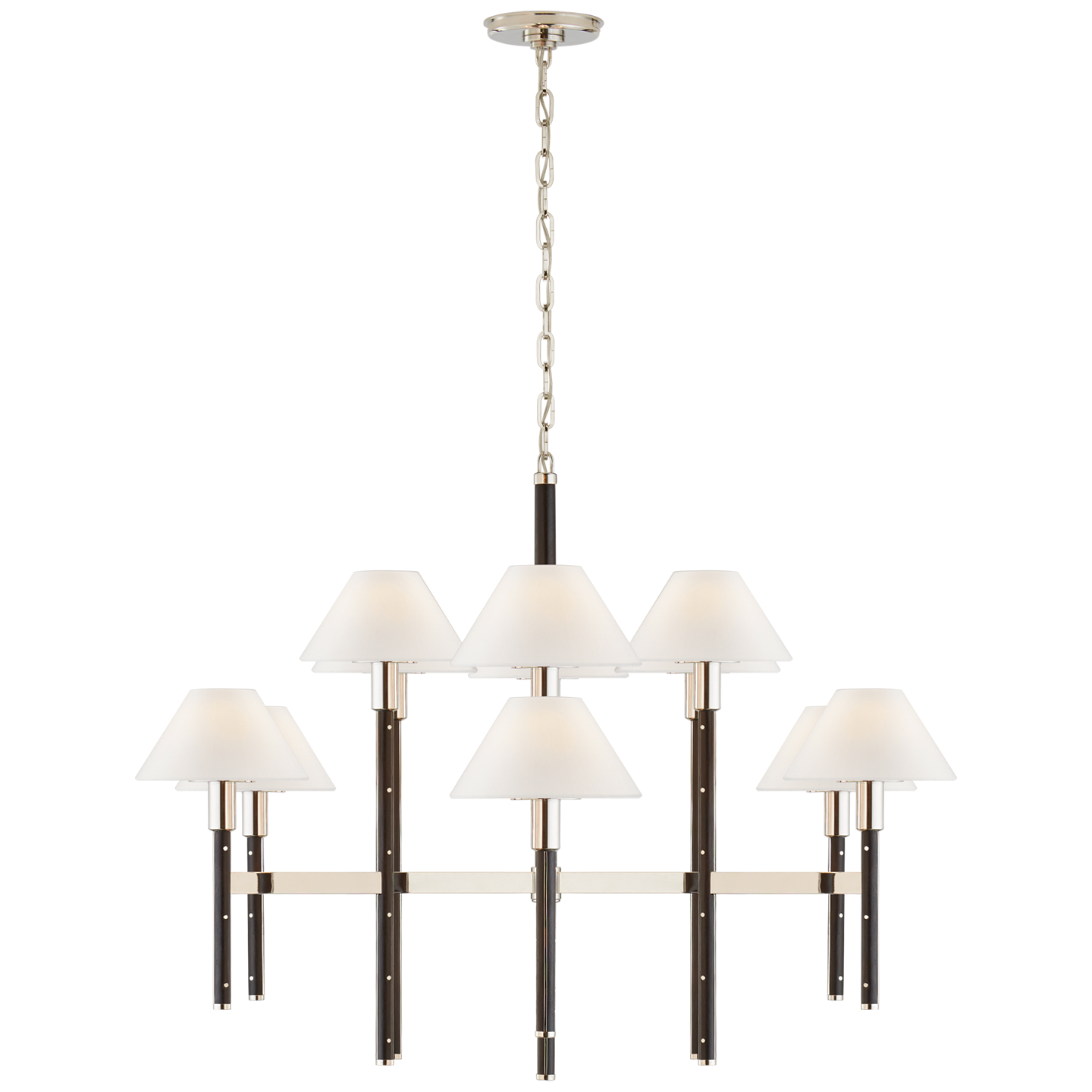 Radford Large Nickel Chandelier 