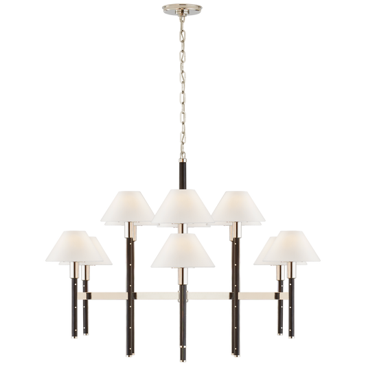 Radford Large Nickel Chandelier 